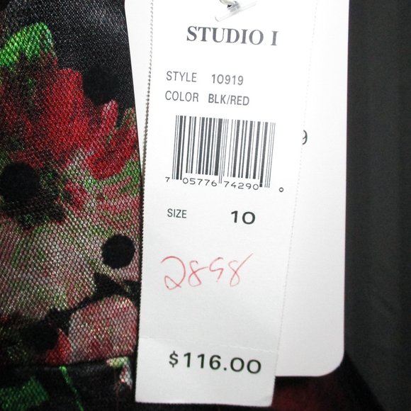 S D Collection Satin Dress - Picture 12 of 14